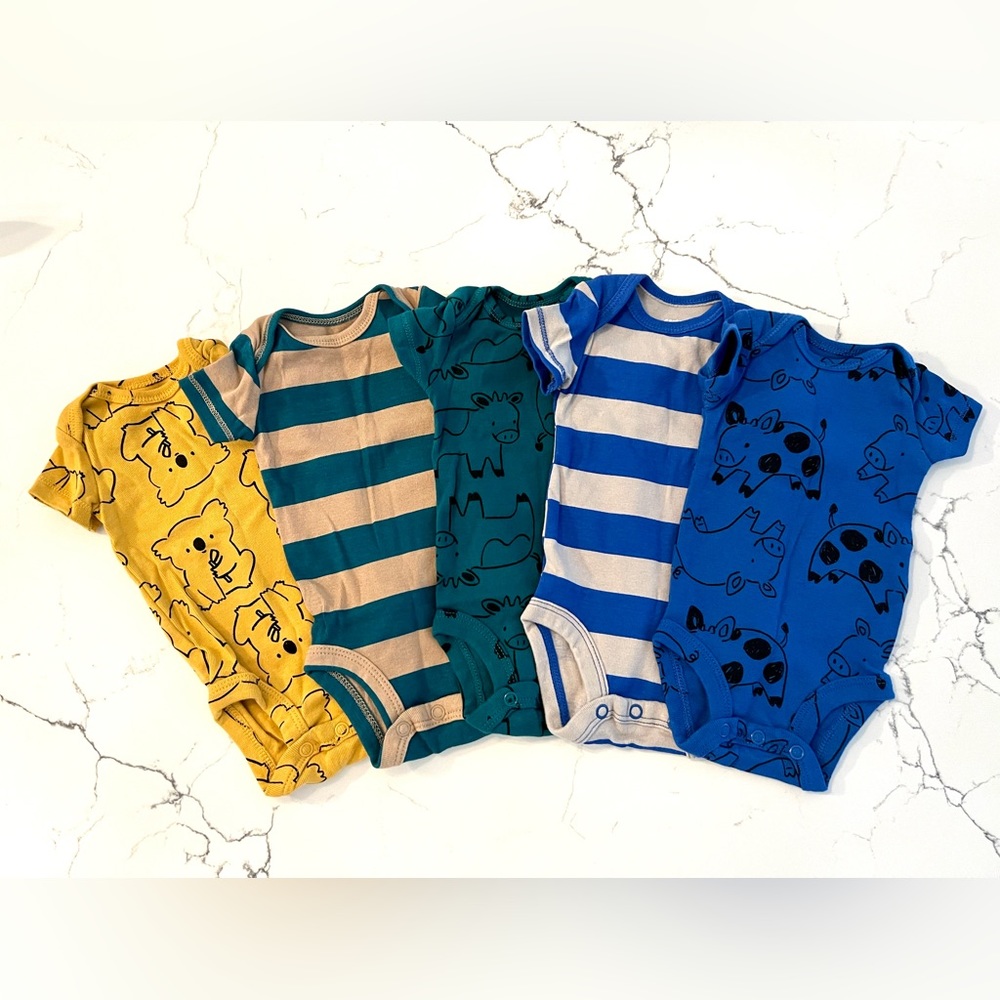 Carter’s Bodysuits Farm Animals S/5